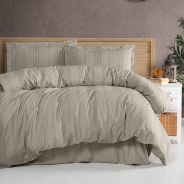 Lenjerie Arakis V3 Beige 4 piese (Jacquard)