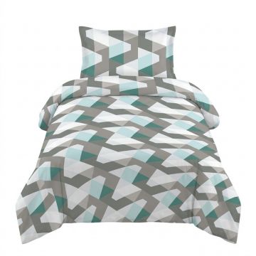 Lenjerie de pat din bumbac pentru pat de o persoană 140x200 cm Leopold – Cotton House