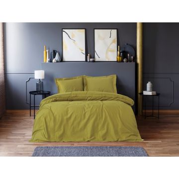Lenjerie de pat dubla King (FR), L'essentiel Maison, Elegant, Verde