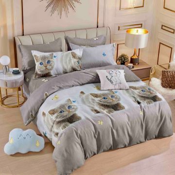 Lenjerie Finet 6 Piese cu Elastic 180x200, Cartoon Kids