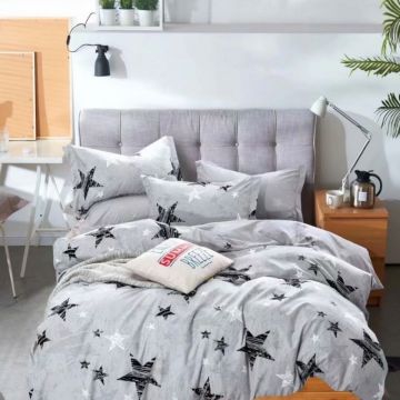 Lenjerie Finet 6 Piese cu Elastic 180x200, Silver Dreams