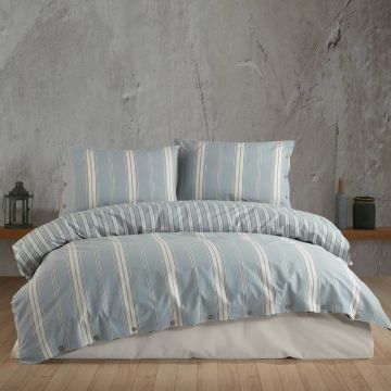 Lenjerie Kasara V1 Albastru (Bumbac 100%)