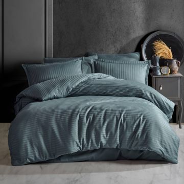 Lenjerie Stripe Satin V1 Indigo Gray (Satin Deluxe)