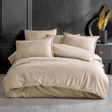 Lenjerie Stripe Satin V7 Beige (Satin Deluxe)