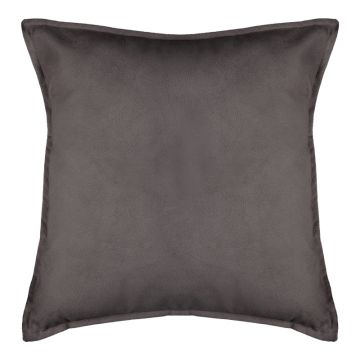 Perna decorativa Derfon, Gri inchis, 55x55 cm