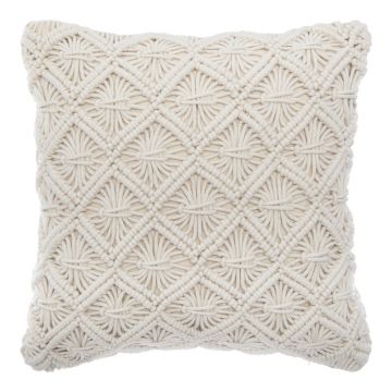 Perna decorativa Kalendian, crem, 40x40 cm
