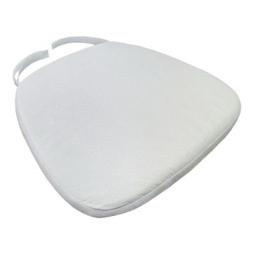 Pernuta scaun de gradina, Tiffany I, Alb, 38x39.5x2.5 cm