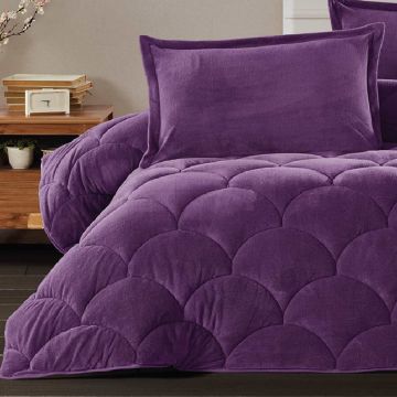 Pilota Pufoasa Fluffy Mov 195x215 cm