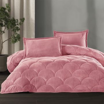 Pilota Pufoasa Fluffy V21 Pink 195x215 cm
