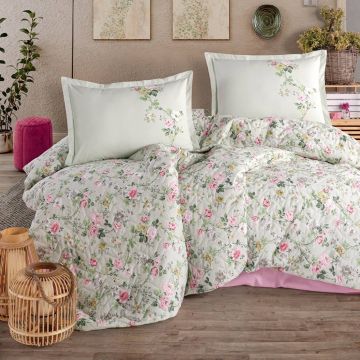 Set Lenjerie si Cuvertura Elara (Bumbac 100%)