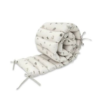 Aparatoare pentru patut, MimiNu, Tip panou, Pentru patut, Lungime 180 cm, Leaves