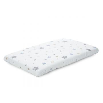 Cearceaf cu elastic pentru patut, 98 x 65 cm, 100% bumbac ranforce, Blue