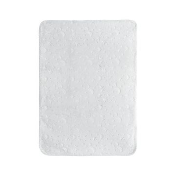 Paturica pentru bebelusi Lorelli Twinkle Grey, material moale, model decorativ in relief, 80x110 cm, 0 luni+