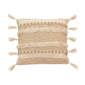 Pernuta decorativa Labrinth Boho, Bej, 45x45 cm - Bej