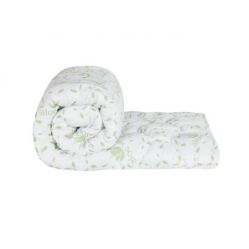 Pilota matlasata Aloe Confort Somnart, 180x200 cm, 500 g, microfibra, iarna, foarte groasa