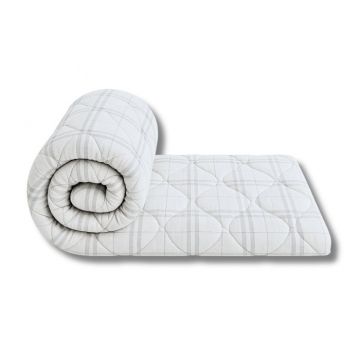 Pilota matlasata Grid Confort Somnart, 140x200 cm, 500 g, microfibra, iarna, foarte groasa