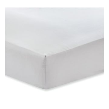 Cearșaf din bumbac satinat Bianca Classic, 135 x 190 cm, gri