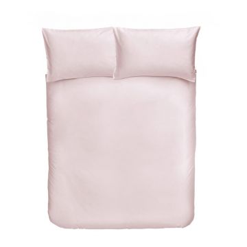 Lenjerie de pat din bumbac satinat Bianca Blush, 200 x 200 cm, roz