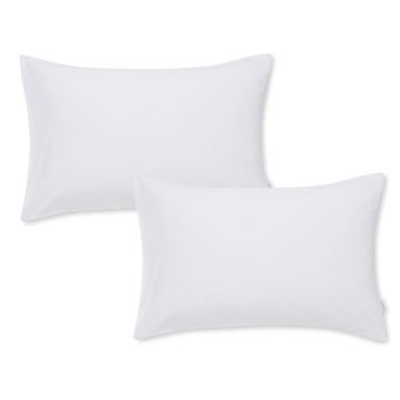 Set 2 fețe de pernă din bumbac satinat Bianca Standard, 50 x 75 cm, alb