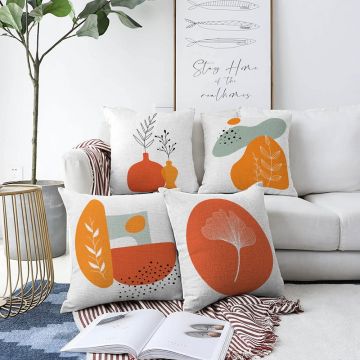 Set 4 fețe de pernă Minimalist Cushion Covers Glam, 55 x 55 cm