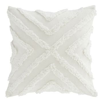 Pernă Pineapple Elephant Diamond, 45 x 45 cm, alb