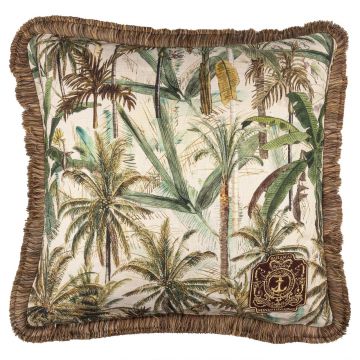 Perna decorativa The Jungle Multicolor, L50xl50 cm