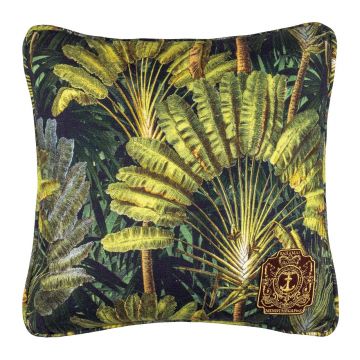 Perna decorativa Traveller's Palm Verde, L50xl50 cm