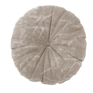 Pernă decorativă Tiseco Home Studio Chester, ø 38 cm, bej - gri