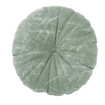 Pernă decorativă Tiseco Home Studio Chester, ø 38 cm, verde