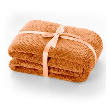 PÄu0083turÄdin microfibrÄDecoKing Henry, 220 x 240 cm, portocaliu Ã®nchis