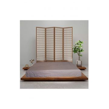 Set 2 bucati Cearsaf de pat cu elastic 100% bumbac - Ranforce - 160x200+20 cm