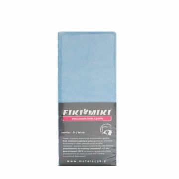 Cearceaf cu elastic din frotir bleu 120x60 cm