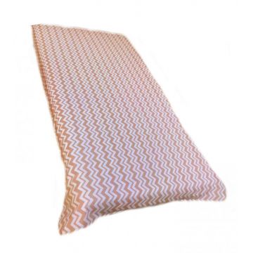 Cearsaf cu elastic pe colt 120x60 cm Zig-zag