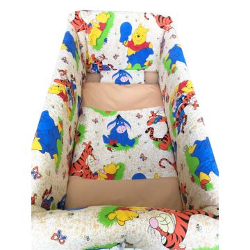 Lenjerie de pat Maxi Aiurila pe crem 140x70 cm