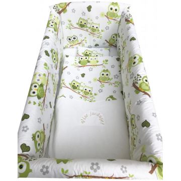 Lenjerie de pat Maxi Bufnite indragostite 120x60 cm