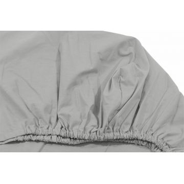 Cearceaf gri KidsDecor cu elastic din bumbac 70 x 160 cm Cearceaf gri KidsDecor cu elastic din bumbac 70 x 160 cm