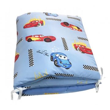 Set de aparatori pufoase h35 pat 140x70 cm DeLuxe Cars