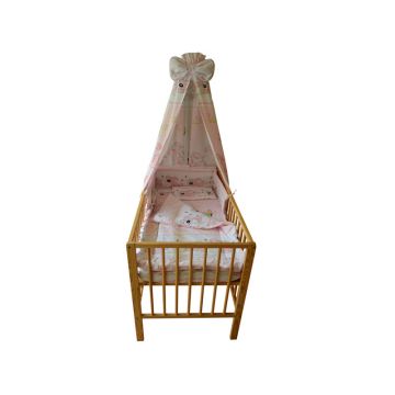 Baldachin bumbac catelus roz