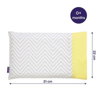 Fata de perna Clevamama Grey pentru bebelusi cu imprimeu 31x22 cm