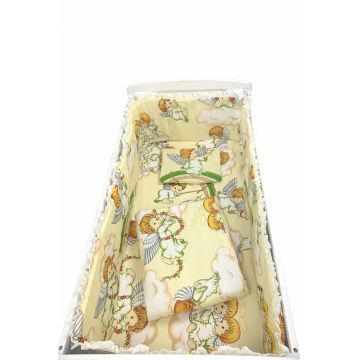 Lazy Got ready Wet Lenjerie patut cu 5 piese Croitoria Noastra Winnie de Plus galben 120x60 cm - Lenjerie-Pat.ro Lazy Got ready Wet Lenjerie patut cu 5 piese Croitoria Noastra Winnie de Plus galben 120x60 cm - Lenjerie-Pat.ro