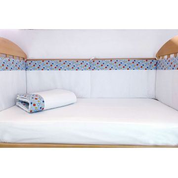 Set protectii patut 60 x 120 cm Dansul Bulinelor