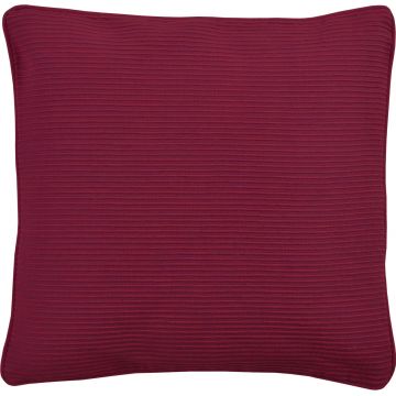 Husa perna Sander Basics Breeze 40x40cm bumbac 100% 26 Burgundy