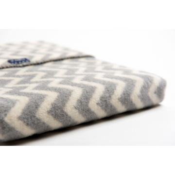 Paturica bebelusi Bumbac Zigzag 75x100 Womar Zaffiro AN-KBZ-01