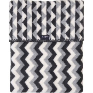Paturica bebelusi Bumbac Zigzag 75x100 Womar Zaffiro AN-KBZ-01