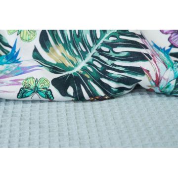 Paturica cu doua fete din bumbac 75x100 cm Prestige Exotic 05