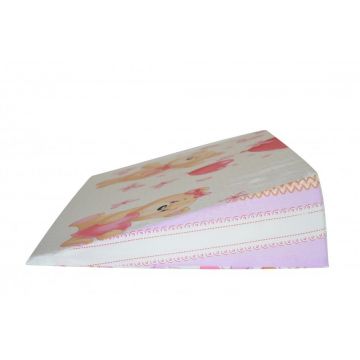 Perna plan inclinat multifunctionala Bear Heart Pink