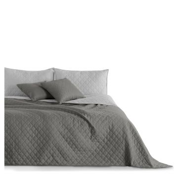 Cuvertură cu 2 fețe din microfibră DecoKing Axel, 220 x 240 cm, gri