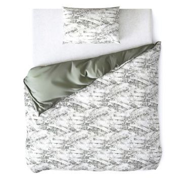 Lenjerie de pat single din bumbac AmeliaHome Averi Belize, 155 x 220 cm