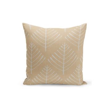 Pernă cu umplutură Kate Louise Yellow Christmas, 43 x 43 cm