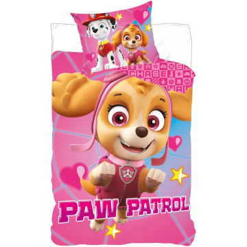 Set lenjerie pat copii Paw Patrol 100x135 Skye SunCity